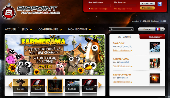 Bigpoint, premier portail de jeux en ligne Bigpoint, premier portail de jeux en ligne
