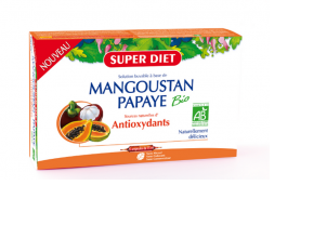 Les ampoules Super Diet au Mangoustan, Papaye Bio - Antioxydants
