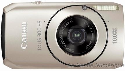 Canon Ixus 300 HS, APN haut de gamme avec vidéo HD et HS system