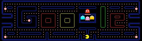 Jouer à Pacman sur la page d'accueil de Google
