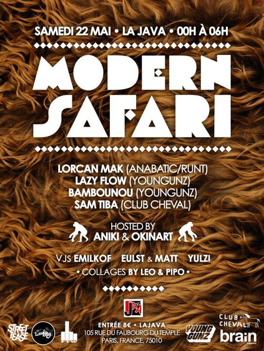 Modern Safari - The Tropical & Bass Parisian Party