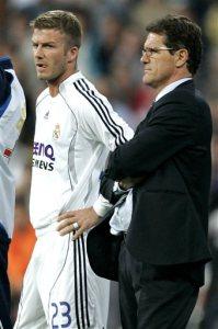 David Beckham, Fabio Capello Ces entraineurs de foot qui font gagner