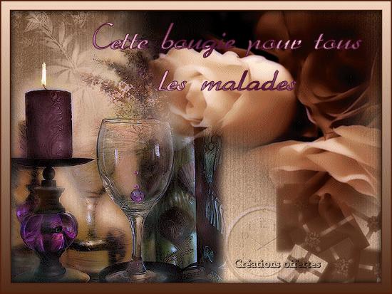 Tristesse ! Micky va de plus en plus mal Bougies