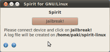 La version Linux du logiciel de jailbreak Spirit by Comex a été simplifiée