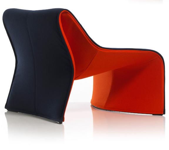 Cloth Lounge chair - Jehs+Laub - Cassina