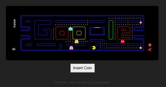 pacman-google pacman google Télécharger et jouer au jeu Pacman de Google