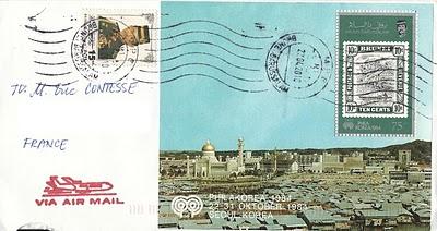 Histoire postale de Brunei