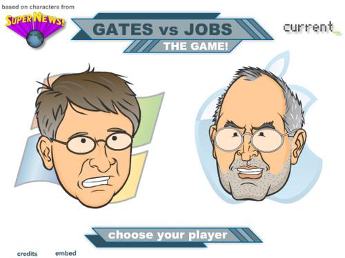 Le combat: Jobs Vs Gates...