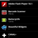 Apps-gerer Android 2.2 Froyo, impressions et visuels