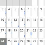 calendrier Android 2.2 Froyo, impressions et visuels