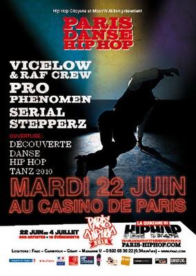 Paris hip hop 22 juin-4 juill