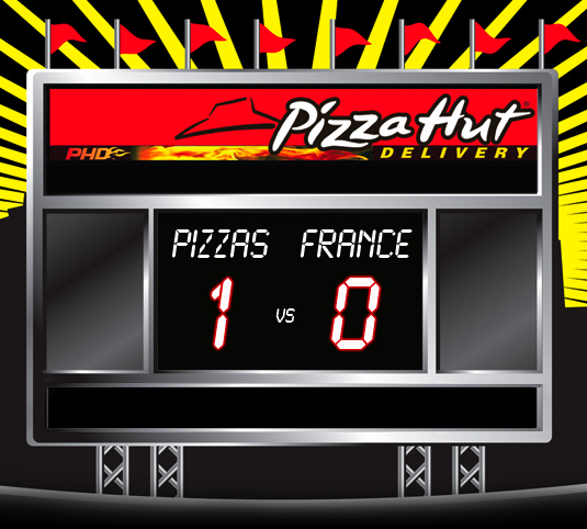pizzaHutDelivery La main de Thierry Henry est encore dans les esprits