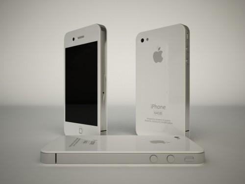 L’iPhone 4, un concept trĂ¨s blanc, voire troublant..