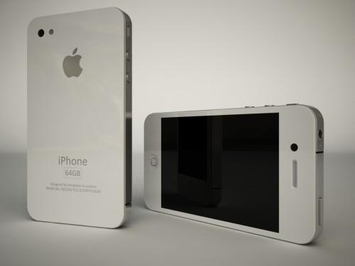 L’iPhone 4, un concept trĂ¨s blanc, voire troublant..