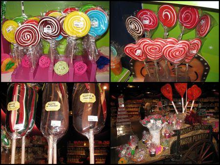 Le paradis des amateurs de bonbons sucettes