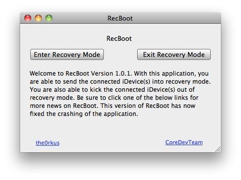 RecBoot : Mettre l’iPhone en “Recovery Mode” facilement