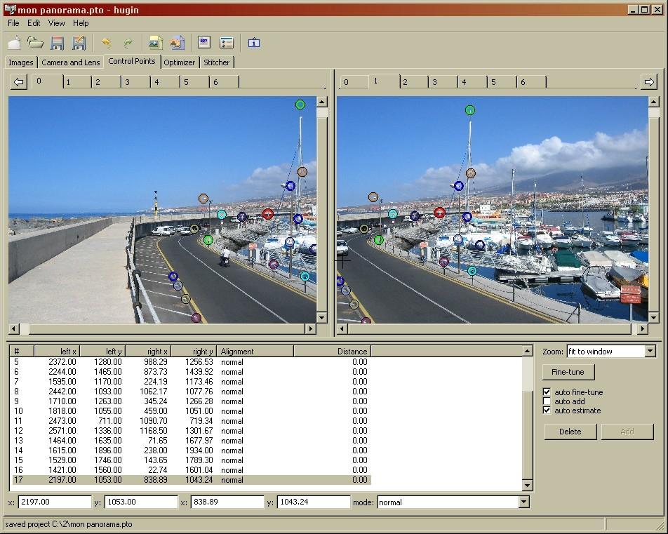[Logiciel] Hugin 0.8.0 pour réaliser des images panoramiques