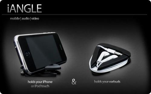 iAngle-25-05-10 iAngle : Socle iPhone et écouteurs