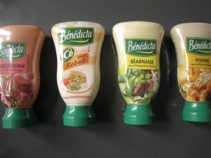 Les sauces Bénédicta: Béarnaise, Bourguignonne, Poivre et Kebab
