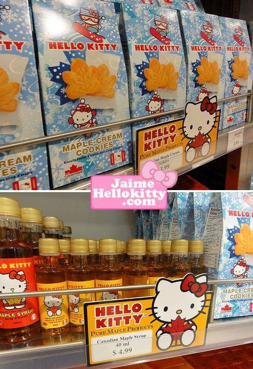 Du sirop d'érable Hello kitty au Canada http://www.jaimehellokitty.com/images/Articles005/kittycanada.jpg