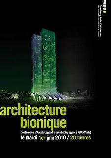 A vos agendas : Architecture Bionique à l'Ecole d'Archi de Strasbourg