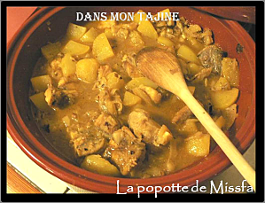 Tajine de lotte au pdt
