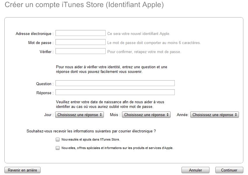 #62 Créer un compte iTunes sans CB !