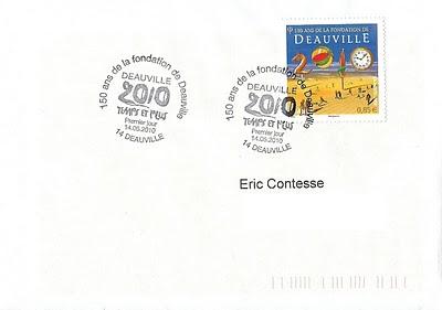 Bourse aux timbres et Deauville en France
