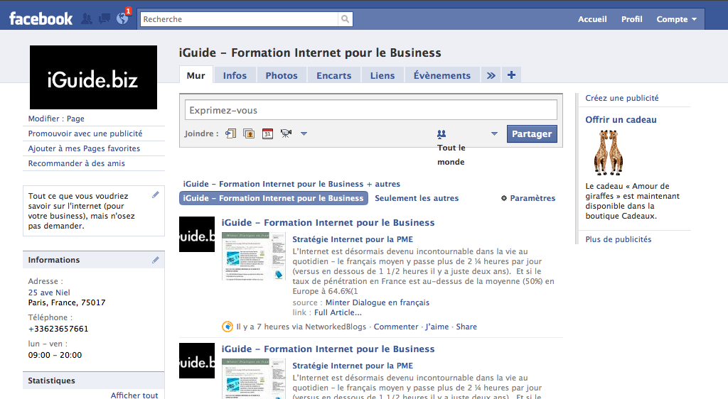 iguide facebook fan page iGuide Facebook Fan Page