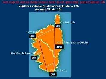 VIGILANCE ORANGE au niveai local : Fort coup de vent d'Ouest en cours jusqu'à demain 17h