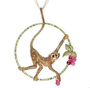 Les bijoux sauvages… pour votre look d’aventurière de l’été. chopard-singe
