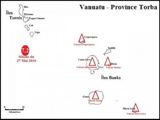 Depuis le 27 Mai, magnitude 7.2, l'archipel Vanuatu connaît une crise sismique sans précédent réactivant plusieurs volcans