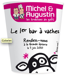 Michel et Augustin : Le 1er bar à vache à la Grande Epicerie !