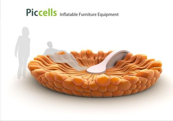 PicCells, un mobilier pneumatique d’Igor Lobanov PicCells, un mobilier pneumatique d'Igor Lobanov - 1