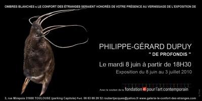 PHILIPPE-GÉRARD DUPUY expose à l’espace Ecureuil & au Confort des Etranges & La Galerie Photon Toulouse
