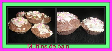 ♥♥-♥♥ Muffins chocolat pour le bain ♥♥-♥♥