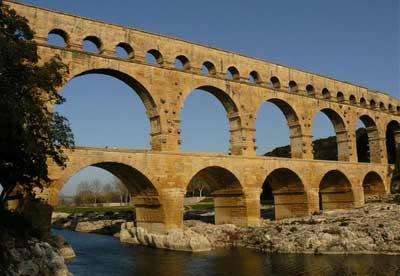 Spectacle pyrotechnie Pont du gard