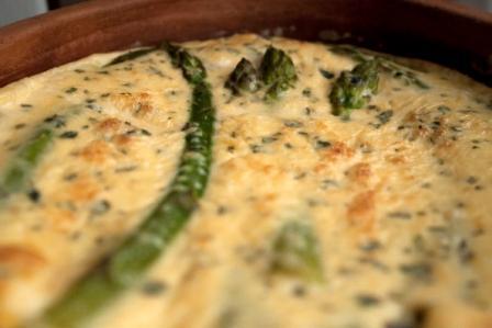 Gratin asperges a l'italienne Gratin asperges a l'italienne