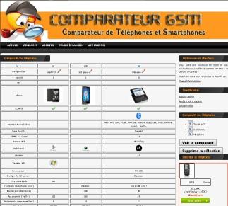 Un comparateur GSM pour comparer des smartphones avant achat