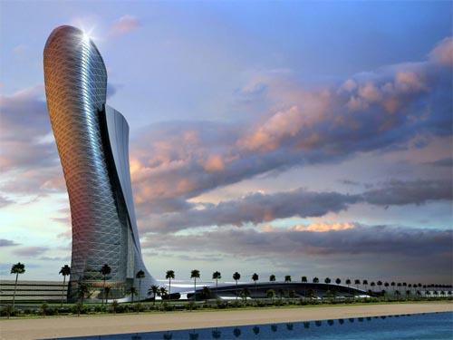 capital-gate-tower-architecture