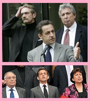Sarkozy footballeur A la mi-temps : BiBi 1 – Sarko O.