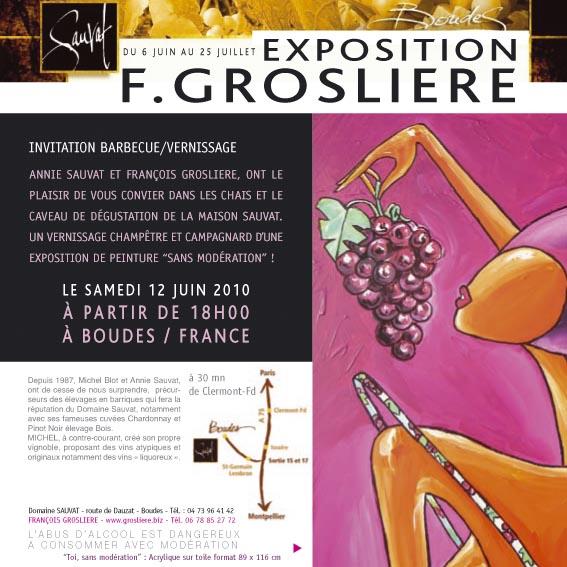 Francois Grosliere Expose a Boudes