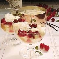 Crème aux cerises anglaises Crème aux cerises anglaises