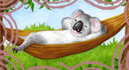 koala sieste zen détente