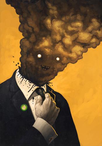 Portrait of a BP Executive par Mike P MItchell
