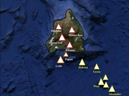Le volcan Kilauea, Hawaï, en alerte orange et sous surveillance.