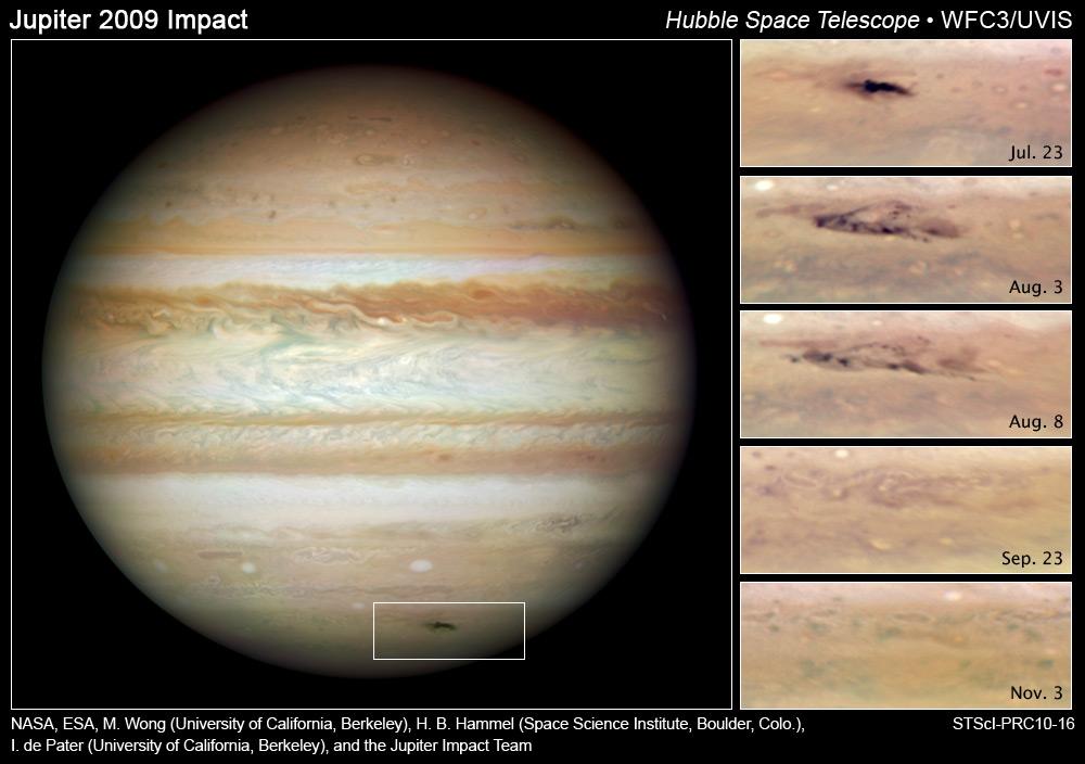 Impact Jupiter Impact sur Jupiter