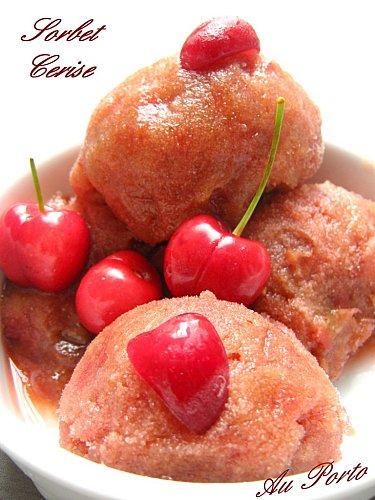 Sorbet Cerise au Porto Sorbet Cerise au Porto