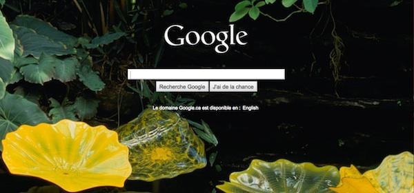 goolge perso Google: une image de fond d’écran sur sa page d’accueil