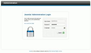joomla 1 6 installer9 admin login 300x175 Nouveautés de Joomla 1.6   Howto dInstallation et Test